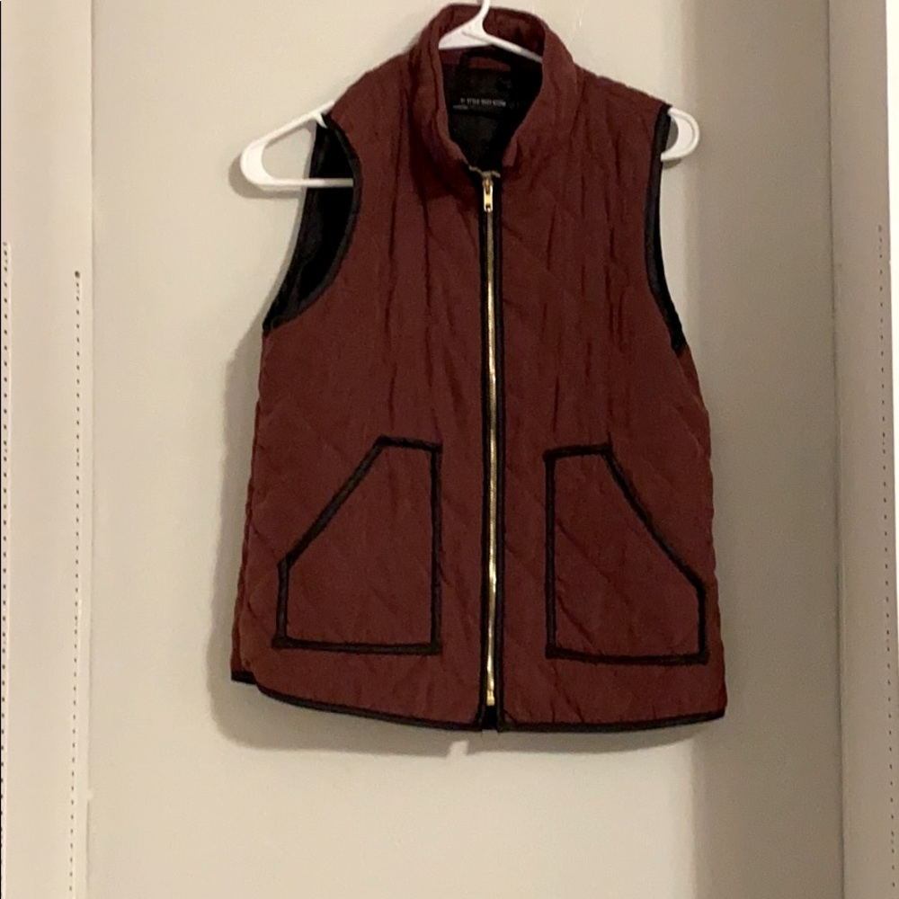 Burgundy Vest